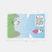 Funny Chicken Mistakes Balloon für Ei Fleecedecke (Vorderseite (Horizontal))