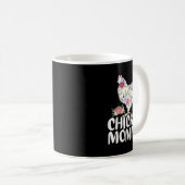 Funny Chicken Momma Shirt zum Frauentag Kaffeetasse (VorderseiteRechts)