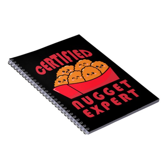 Funny Chicken Nugget Expert Nug Leben Notizblock (Rechte Seite)