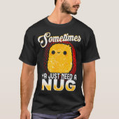Funny Chicken Nugget Fast Food Costume  T-Shirt (Vorderseite)