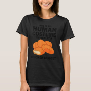 Funny Chicken Nugget Kostüm für Kinder Mode Nugg T-Shirt