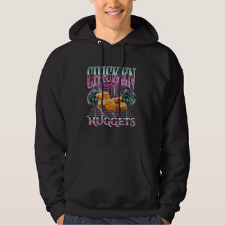 Funny Chicken Nugget Meme Bootleg Retro 90s Street Hoodie