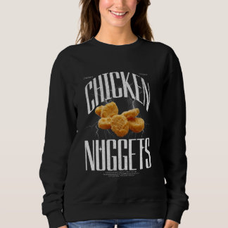Funny Chicken Nuggets Lover Retro Bootleg 90er Sweatshirt