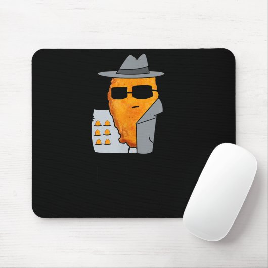 Funny Chicken Nuggets - Nugs Not Drugs  Mousepad (Mit Mouse)