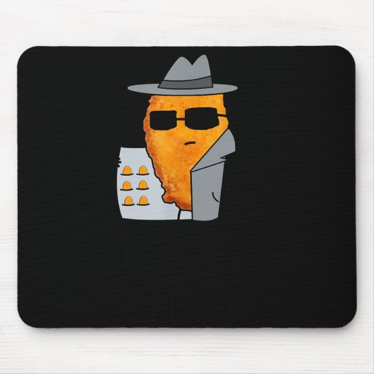 Funny Chicken Nuggets - Nugs Not Drugs Mousepad (Vorne)