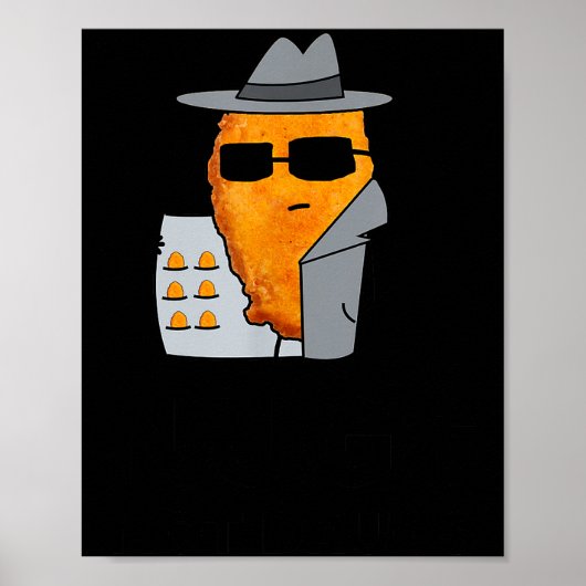 Funny Chicken Nuggets - Nugs Not Drugs Poster (Vorne)