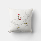 Funny Chicken Pillow Kissen (Vorderseite)