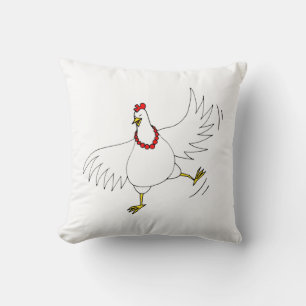 Funny Chicken Pillow Kissen