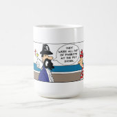 Funny Chicken Pirate Kaffeetasse (Mittel)