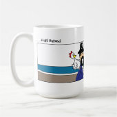 Funny Chicken Pirate Kaffeetasse (Links)