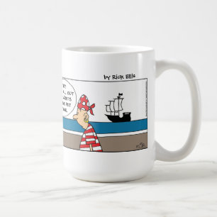 Funny Chicken Pirate Kaffeetasse