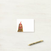 Funny Chicken Portrait Foto Post-it Klebezettel (Auf Schreibtisch)