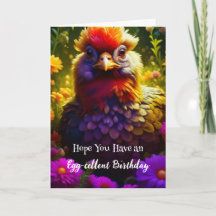 Funny Chicken Pun Birthday