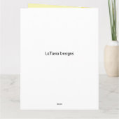 Funny Chicken Purple Mother's Day Card Karte (Rückseite)