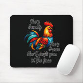 Funny Chicken Quote Mousepad (Mit Mouse)