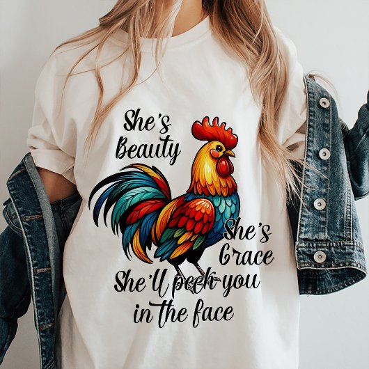 Funny Chicken Quote T - Shirt
