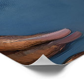 Funny Chicken Reading Cluck Off Have a Steak Book Poster (Ecke)