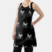 Funny Chicken Riding Bike Süße Tier Liebe Schürze (InSitu)