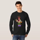 Funny Chicken Rise and Fly” T-Shirt (Vorne ganz)