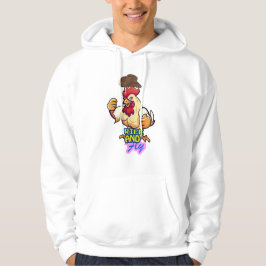 Funny Chicken Rise and Fly” T-Shirt Hoodie