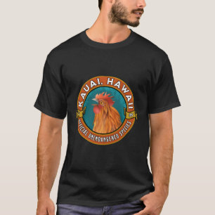 Funny Chicken Rooster Kauai Hawaii Ungefähred Sp T-Shirt