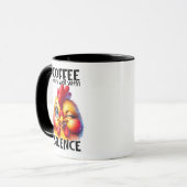 Funny Chicken/Sarcastic Zitat Tasse (Vorderseite Links)