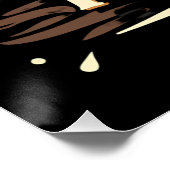 Funny Chicken Spaß Rustikales Landleben Poster (Ecke)