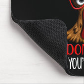 Funny Chicken Stop Asking Why I Crazy Chickens Mousepad (Ecke)