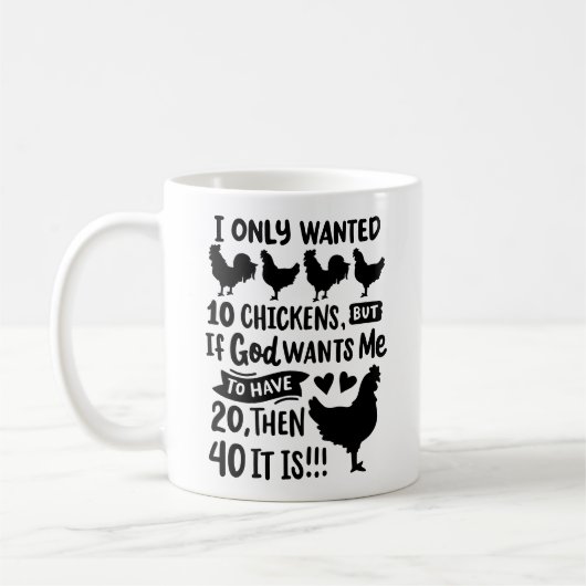 Funny Chicken Tasse (Links)
