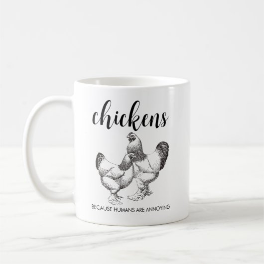 Funny Chicken Tasse (Links)