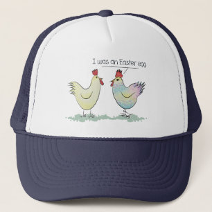 Funny Chicken war ein Ostereier Truckerkappe
