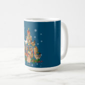 Funny Chicken Weihnachtsbaum Pet Hühnchen Lover Kaffeetasse (VorderseiteRechts)