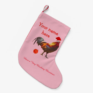 Funny Chicken Weihnachtsgrüße Kleiner Weihnachtsstrumpf