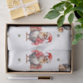 Funny Chicken Weihnachtsläden Weiß Seidenpapier (Geschenk)