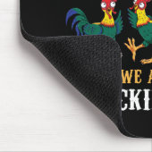 Funny Chicken Welcome To The Coop Mousepad (Ecke)