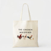 Funny Chicken Whisperer Tragetasche (Vorne)