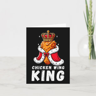Funny Chicken Wing King Grillen Chicken Wing Graph Karte