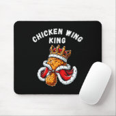 Funny Chicken Wing King Grillen Chicken Wing Graph Mousepad (Mit Mouse)