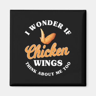 Funny Chicken Wings Sprichwort Hot Wing Fast Food Magnet