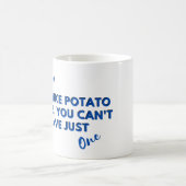 Funny Chicken Zitat: Hühner und Kartoffelhühner Bl Kaffeetasse (Mittel)