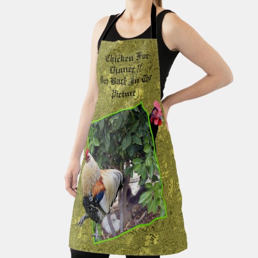 Funny Chicken zum Abendessen, Schürze (InSitu)