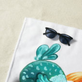 Funny Chickens Beach Handtuch - Benutzerdefinierte (Beispiel)