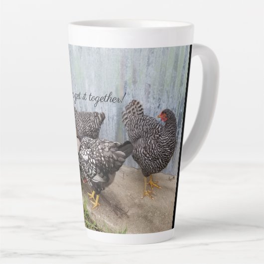 Funny Chickens Milchtasse (Rechte Ecke)