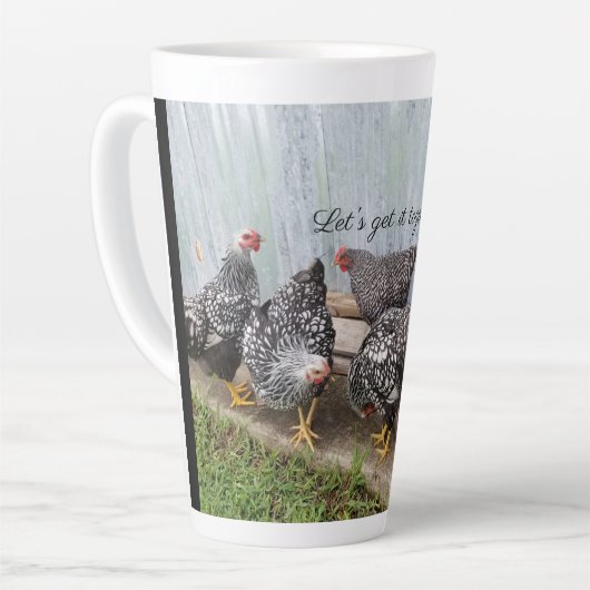 Funny Chickens Milchtasse (Linke Ecke)