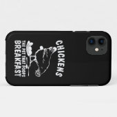 Funny Chickens Pet Gekackt Frühstück Bauer Case-Mate iPhone Hülle (Rückseite (Horizontal))