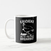 Funny Chickens Pet Gekackt Frühstück Bauer