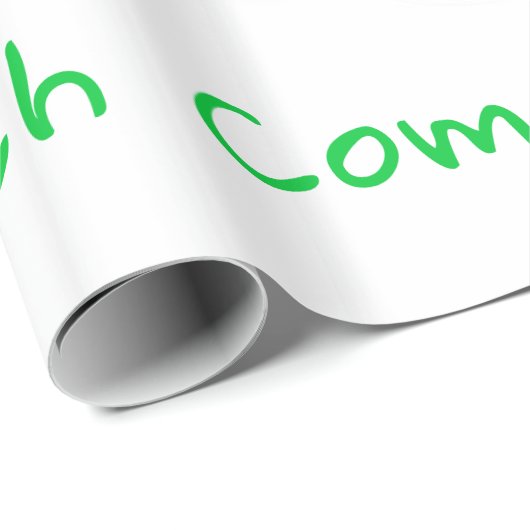 Funny Chickens Wrapping Paper Geschenkpapier (Rolleneckpunkt)