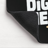 Funny Chicks Dig Me Osterfest Ostern 2 Mousepad (Ecke)