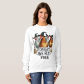 Funny Chicks Halloween Sweatshirt (Vorne ganz)