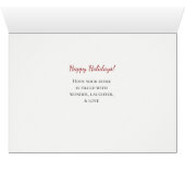 Funny Chickts in Lights Weihnachtskarte (Innenansicht Horizontal (Unten))